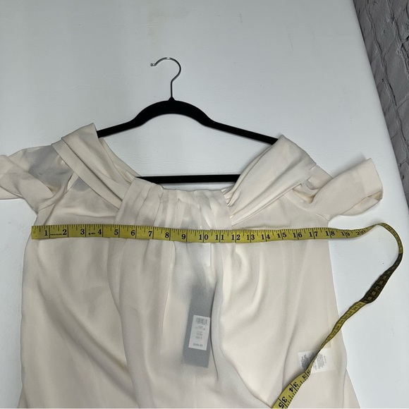 Rachel Zoe Cream 100% Silk Blouse nwt - Picture 4 of 9